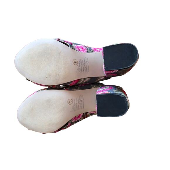 Sole Society Luella Embroidered Mule Slide Sz 8 NEW Boho - Picture 4 of 4